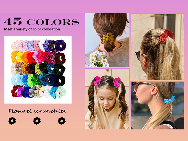 Hair scrunchies