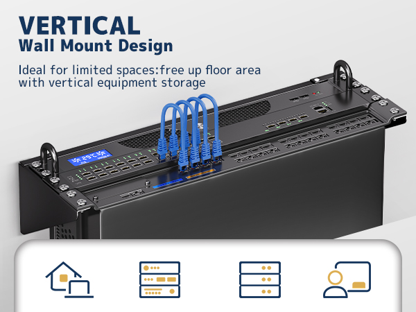 Vertical Wall Mount Server Rack