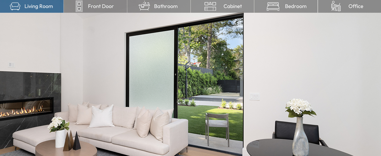 french door privacy film