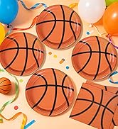Basketball Paper Plates and Napkins Party Supplies Dessert Plates luncheon napkin party tableware