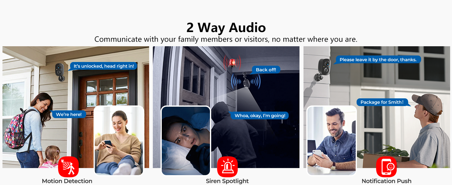 PIR & 2-Way Audio