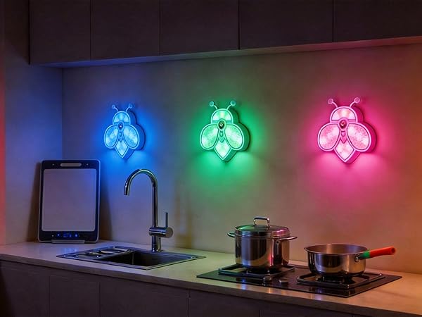 RGB motion sensor light indoor