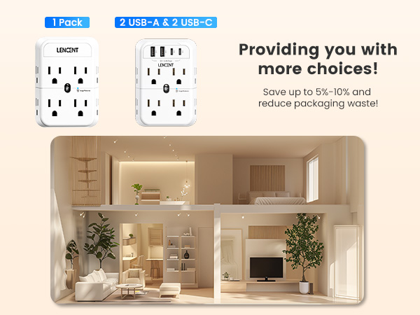 2 Prong Power Strip