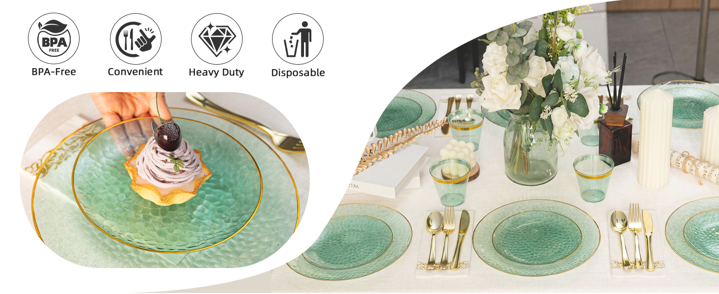 plastic plates sets