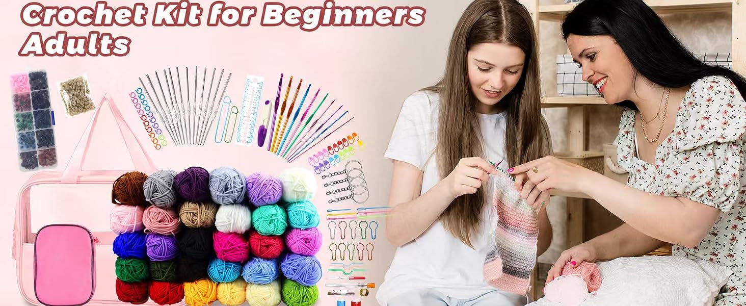Crochet Kit Beginners Crochet Hook Set