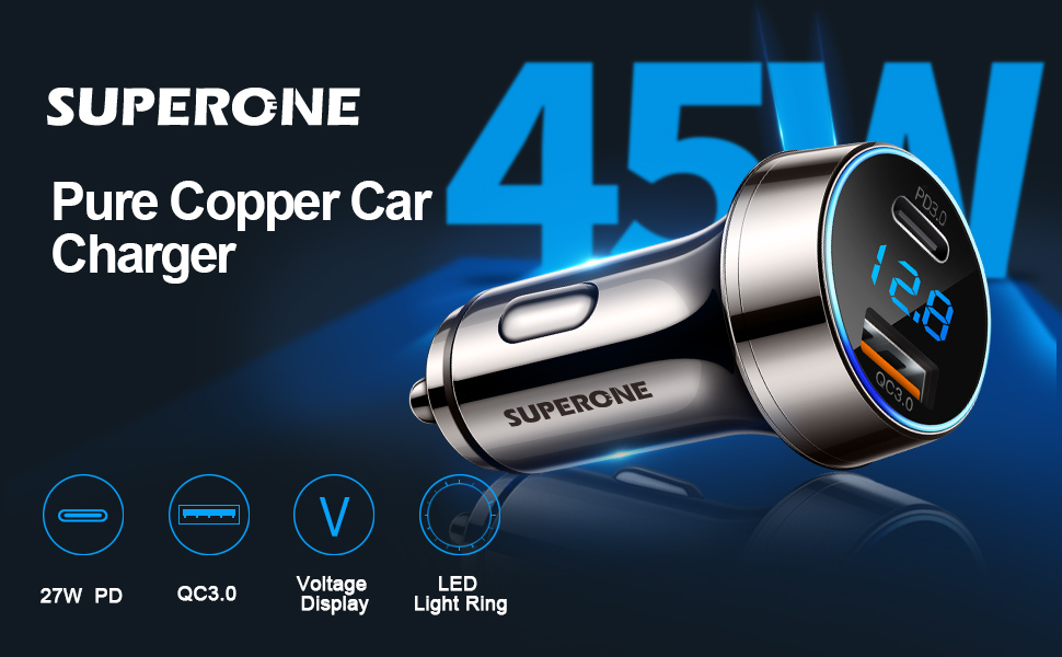 USB C Car Charger