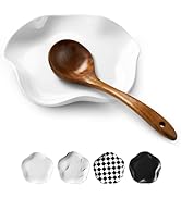 ABRUTY Spoon Rest for Stove Top, Ceramic Spoon Holder for Counter, Modern Farmhouse Decor Accesso...