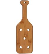 Battife 12inch Bamboo Paddle - Lightweight Durable Smooth Wooden Paddle with Airflow Holes