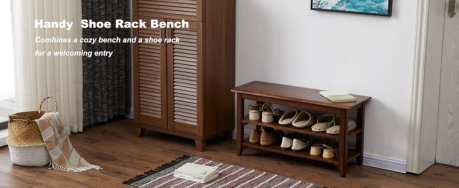 shoe rack bench