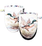 Alselo Mini Oven Mitts,2pk - Silicone Little Kitchen Gloves, Heat Resistant with Non-Slip Grip an...