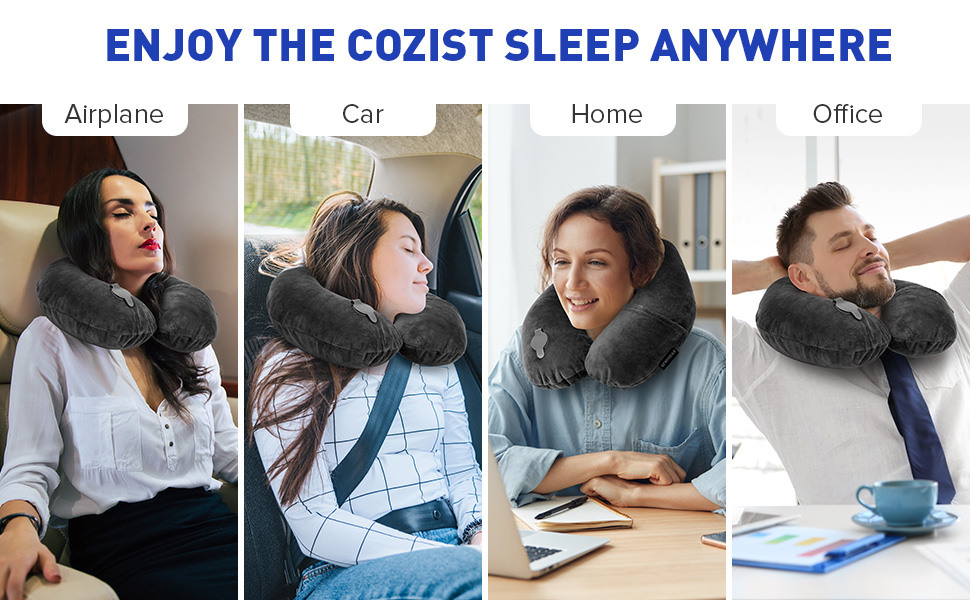 inflatable neck pillow