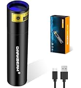 DARKBEAM UV Flashlight 365nm Light Blacklight, Mini But Powerful Woods Lamp USB-C Rechargeable, L...
