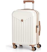 BAGSMART Hardside Expandable Luggage With Spinner Wheels, PC Lightweight Carry-On Luggage Airline...