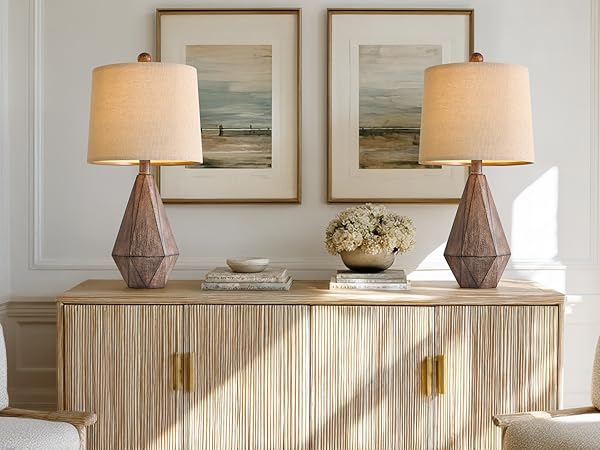 wood lamps farmhosue lamps