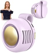 Ahuccf Portable Clip-On Fan, Mini USB Rechargeable 360° Rotatable Fan, 3-Speed Silent Mini Bladel...