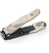 Nail Clippers for Men Women with Catcher - No Mess,Self-Collecting Heavy Duty Nail Clippers for F...