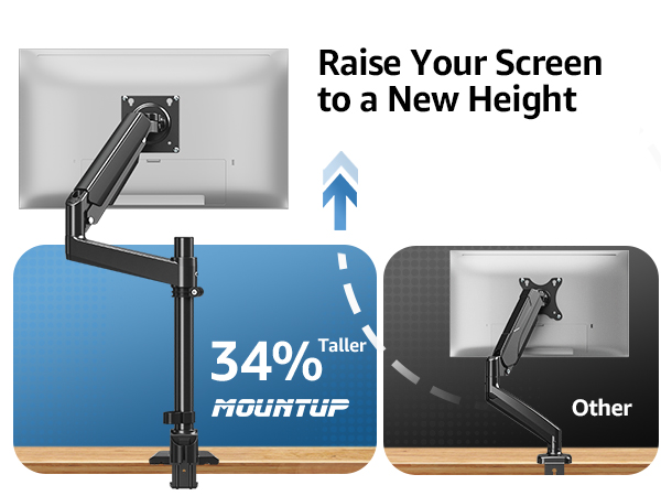 heavy duty monitor arm