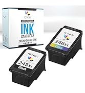 CMYi 245XL 246XL Replacement Combo Pack Ink Cartridge for Canon PIXMA iP2820, iP2850, MG2420, MG2...