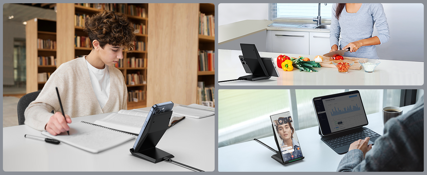 Fast Qi-Certified Wireless Charging Stand