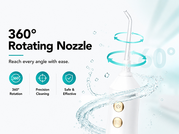 SimpliCare F5052 cordless water flosser for daily oral care and deep cleaning