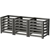 Vego Garden 32" Tall Modular Compost Bin 90" x 30" x 32"