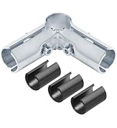 Fanmao 10 Sets 90 Degree Pipe Clamps Connector for 3/4" EMT, Also Fits 1/2" EMT with Adapter Shim...