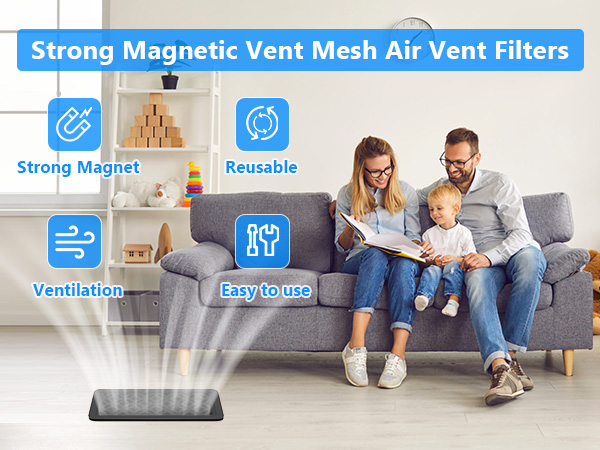 Magnetic Floor Vent Covers