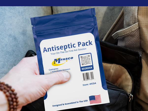 TSA approved package assembled in the USA 39 assorted antiseptics home bag kit reorder