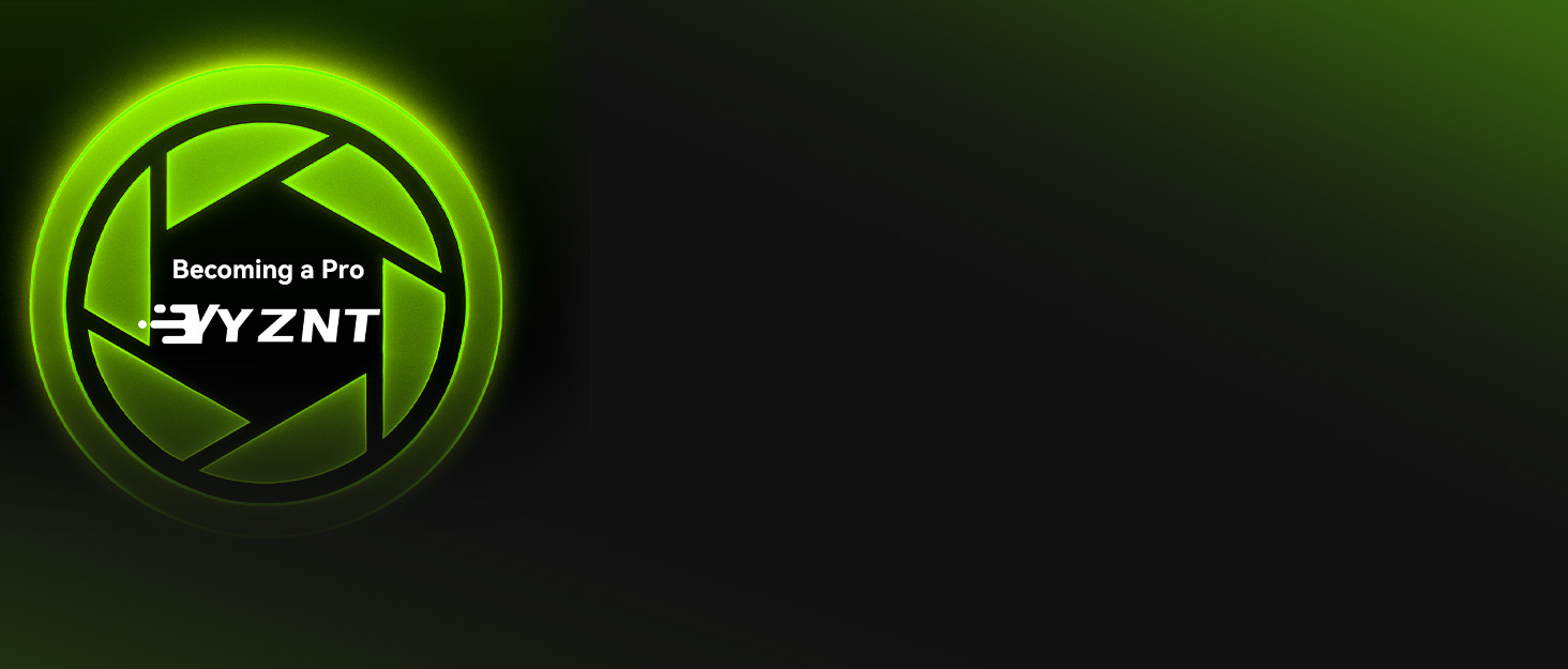Text reads 'SPYZNT'. Banner image featuring a glowing neon green circular logo design against a black background.