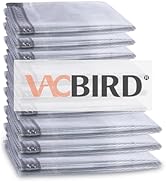 Vacbird 9-Pack Vacuum Storage Bags for Travel, Space Saver Compression Bags (No Pump Included)