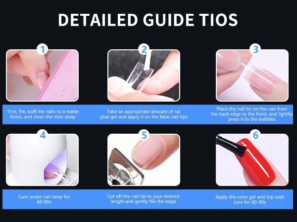 False Nail Tips press on nails fake nails gel x nail tips beetles gel polish gifts for women