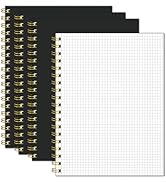 Ouzoustate Graph Spiral Notebook-B5 Grid Journal 7.48