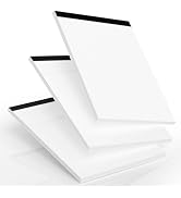 Dotted Journal Notepads 8-1/2 x 11, 3 Pack, Dot Journal Paper 8.5 x 11, Letter Size Large, Dotted...