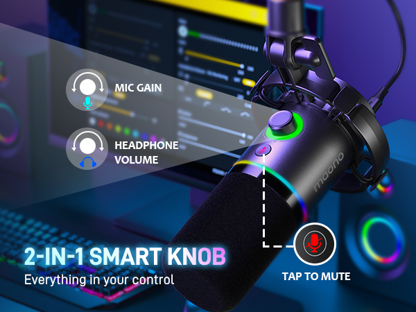 MAONO XLR/USB Dynamic Microphone