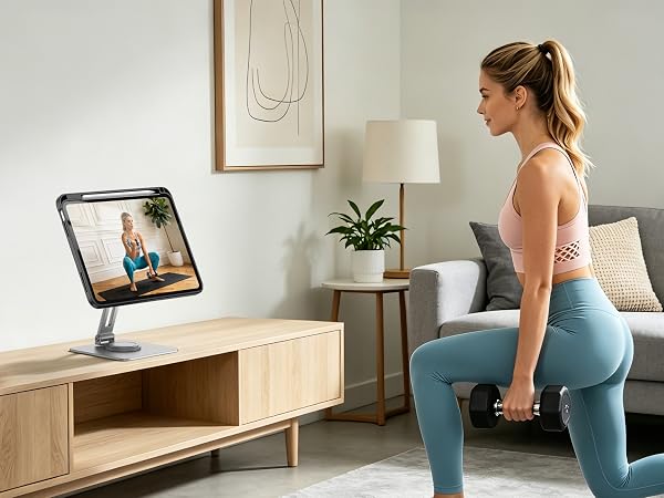 ipad A16 magnetic case convenient to exercise