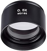 SM05 0.5X Barlow Lens Super Widefield Assisted Auxiliary Len for SM Series Stereo Zoom Microscope...