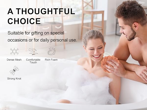 shower puffs for body