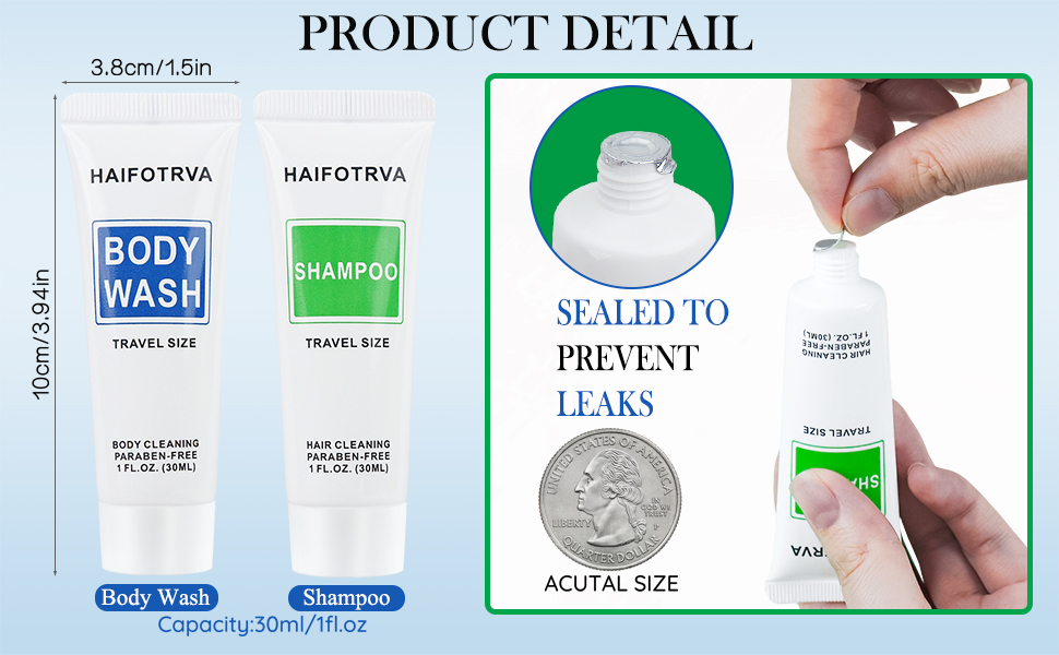 Portable Toiletries Amenities