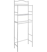 Kenney 3-Tier Bathroom Over Toilet Space Saver Etagere, Standard, Polished Pewter
