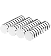 AplysiaTech N52 Powerful Rare Earth Magnets- 1/2“D x 1/8”H - 40 Pack with Spacers, Small Super St...