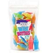 Wax Bottle Candy 1/2 LB – Retro Wax Candy Drinks – Nostalgic Old Fashioned Candy Bottles for Kids...