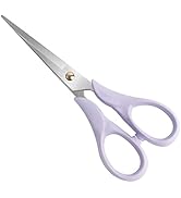 Creechwa Purple Acrylic Scissors, Multipurpose Stylish Scissors, Stainless Steel Scissors with Ac...