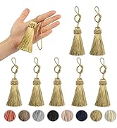 Fenghuangwu 8PCS Tassel Key Colorful Tassel for Cord Loop,Elegant Handmade DIY Craft Accessory Ho...