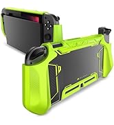 Mumba Blade Series Dockable Case for Nintendo Switch (2017 Release), Green, TPU Grip Protective C...