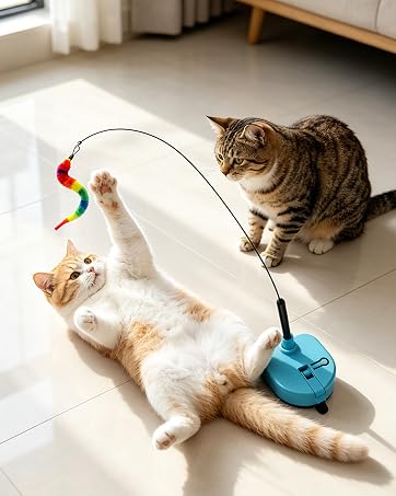 cat wand toy