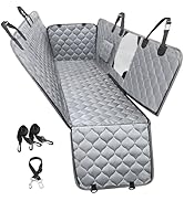 PETICON Dog Car Seat Cover with Mesh Window, 100% Waterproof Pet Seat Cover for Back Seat, Scratc...