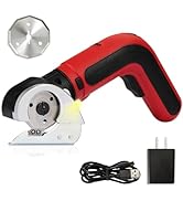 KITLUCK Cordless Electric Scissors, 4V Rechargeable Cardboard Box Cutter, Lighting Electric Box C...