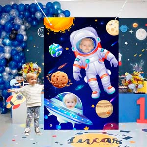 space photo booth props