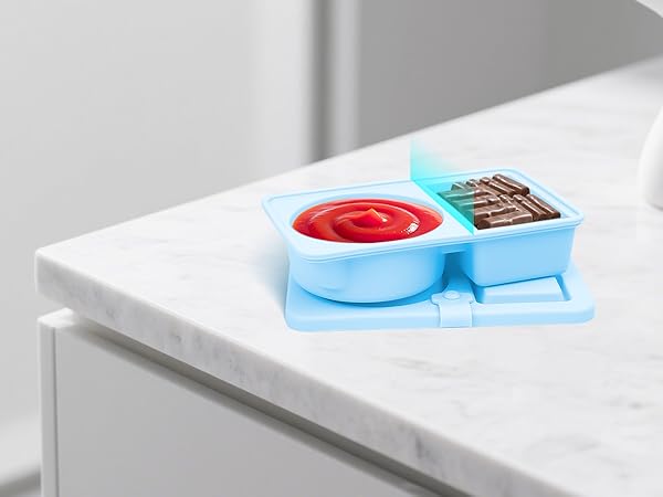 Silicone Reusable Snack Containers with Lids