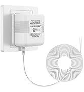 Xwartre Doorbell Transformer 24V Power Supply Compatible with Nest, Arlo, Ring, Amcrest, Logitech...